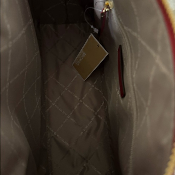 Michael Kors Red Leather Handbag - Picture 8 of 11